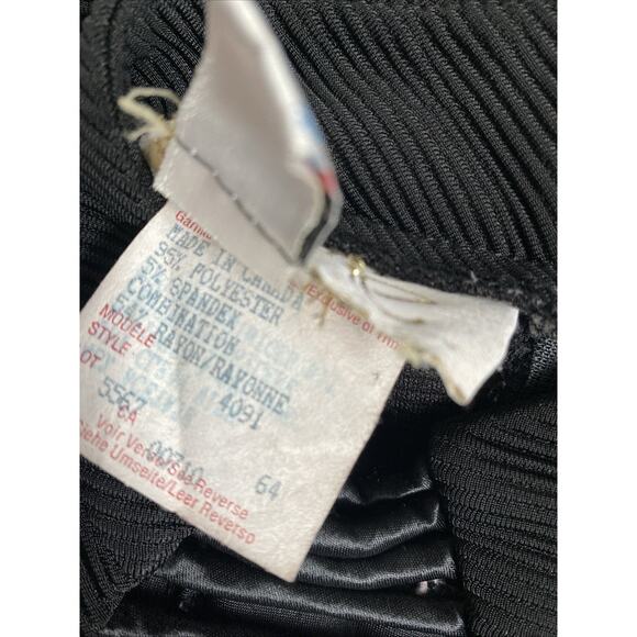 Cache Dress Sheath Textured Black Mini Cut Out Long Sleeve 8 S Vintage - Picture 8 of 9